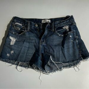RSQ Distressed Blue Jean Shorts